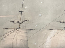 Load image into Gallery viewer, Original N. Currier & Ives Print Clipper Ship Red Jacket Large New/Old 50