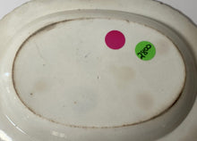 Load image into Gallery viewer, Staffordshire Pearlware Blue Edge Leeds Platter West Point Service Ca. 1820