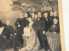 Load image into Gallery viewer, Large Folio Engraving “Union” H. S. Saddler Constitution United States