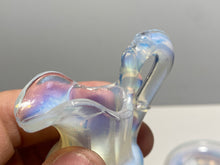 Load image into Gallery viewer, Boston And Sandwich Glass Lacy Opalescent Panel Toy Pitcher And Basin