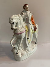 Load image into Gallery viewer, Staffordshire Historical Abraham Lincoln Figure On Horseback Ca. 1840’s Huge