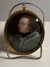 Load image into Gallery viewer, Antique Miniature Portrait Painting of General James Wolfe Quebec Canada