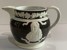 Load image into Gallery viewer, Staffordshire Jasperware Brown Background Washington and Lafayette Seal of United States