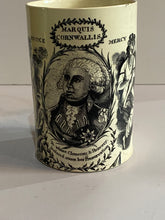 Load image into Gallery viewer, Staffordshire Creamware Liverpool Marquis Cornwallis Tankard Mug Ca. 1800 Rare