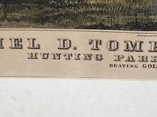 Load image into Gallery viewer, N. Currier & Ives Print Large Daniel D. Tompkins And Blanc Negre Trotter Horse