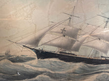 Load image into Gallery viewer, Original N. Currier & Ives Print Large Folio Clipper Ship Dreadnought 1854