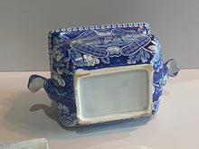 Load image into Gallery viewer, Historical Staffordshire Quadruped Sugar Bowl Tibetan Musket Deer 1825