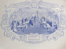 Load image into Gallery viewer, Historical Staffordshire Blue Platter Boston Mails Steamship Ca. 1840