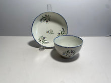 Load image into Gallery viewer, Staffordshire Pearlware Cup And Saucer Floral Sprig Leeds Ca. 1820