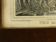Load image into Gallery viewer, Currier & Ives Type Print Mexicans Evacuating Vera Cruz Surrendering U.S.