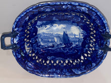 Load image into Gallery viewer, Historical Staffordshire Reticulated Basket East Cowes Isle of Wight Scarce 1825