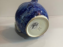 Load image into Gallery viewer, Historical Staffordshire Blue Pitcher Lafayette At Washington’s Tomb by Mayer