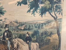 Load image into Gallery viewer, Original N. Currier & Ives Print Large Folio American Country Life May Morning