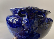 Load image into Gallery viewer, Historical Staffordshire Blue Large Soup Tureen Dix Cove On The Gold Coast 1825