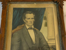 Load image into Gallery viewer, Original Currier Type Print by Kellogg Abraham Lincoln
