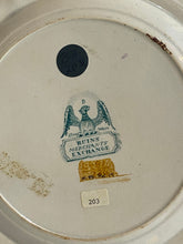 Load image into Gallery viewer, Historical Staffordshire New York City Fire Plate Ruins Merchants Exchange Ca. 1835