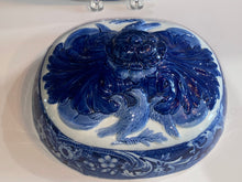 Load image into Gallery viewer, Historical Staffordshire Blue Woodlands Near Philadelphia Vegetable Dish Rare