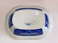 Load image into Gallery viewer, Historical Staffordshire Blue Large Vegetable Dish View of Dublin Scarce 1825