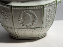Load image into Gallery viewer, Staffordshire Pearlware Green Edge Sugar Bowl Seal Of United States And Columbia
