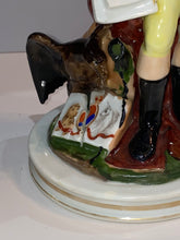 Load image into Gallery viewer, Gilt and Polychrome Decorated Porcelain Statue of George Washington