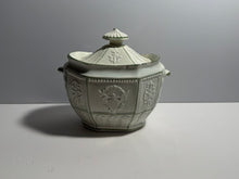 Load image into Gallery viewer, Staffordshire Pearlware Green Edge Sugar Bowl Seal Of United States And Columbia