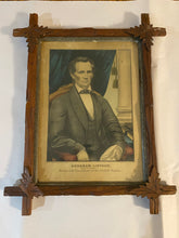 Load image into Gallery viewer, Original Currier Type Print by Kellogg Abraham Lincoln