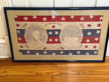 Load image into Gallery viewer, Historical Handkerchief Cotton Centenary American Flag Samuel Slater Textile 1890