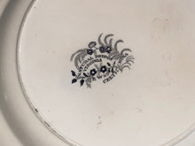 Load image into Gallery viewer, Historical Staffordshire Black Transfer Plate Natural Bridge Virginia