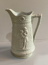 Load image into Gallery viewer, Staffordshire Jasperware Parian Large Pitcher with Washington
