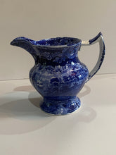 Load image into Gallery viewer, Historical Staffordshire Blue Mount Vernon Pitcher General Washington