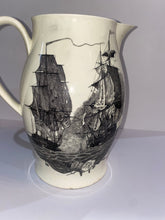 Load image into Gallery viewer, Staffordshire Creamware Liverpool Pitcher Death Of General Wolfe Quebec Ca. 1800