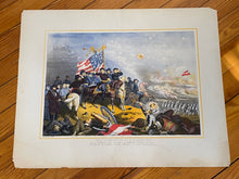 Load image into Gallery viewer, Antique Battle of Antietam Lithograph By Max Rosenfhal 1865