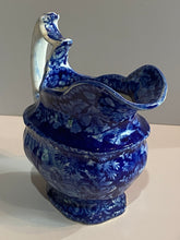 Load image into Gallery viewer, Historical Staffordshire Blue Washington With Scroll In Hand Creamer Ca. 1825