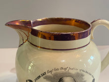 Load image into Gallery viewer, Staffordshire War of 1812 Pitcher John Jay and Attack on Fort Oswago