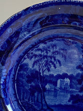 Load image into Gallery viewer, Historical Staffordshire Blue Plate Gilpin’s Mill on the Brandywine