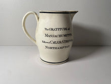 Load image into Gallery viewer, Staffordshire Creamware Liverpool Pitcher General Brooks Govenor Massachusetts