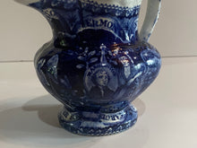 Load image into Gallery viewer, Historical Staffordshire Blue Small States Creamer Pitcher Scarce Size 1825