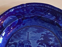 Load image into Gallery viewer, Historical Staffordshire Blue Plate Baltimore and Ohio Railroad Incline Version