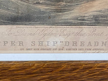 Load image into Gallery viewer, Original N. Currier & Ives Print Large Folio Clipper Ship Dreadnought 1854