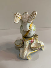 Load image into Gallery viewer, Staffordshire Porcelain Eagle and Globe Inkwell