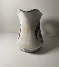 Load image into Gallery viewer, Staffordshire Ironstone Pitcher George Washington Union Be Preserved 1840’s