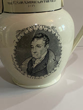 Load image into Gallery viewer, Staffordshire George Washington and General Lafayette Republicans Pitcher 9”