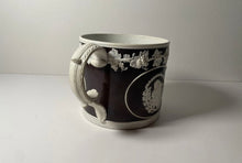 Load image into Gallery viewer, Staffordshire Jasperware Large Mug Seal Of United States Peace Plenty Columbia