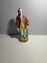 Load image into Gallery viewer, Staffordshire Pink Luster Figure Of Benjamin Franklin Ca. 1840’s