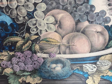 Load image into Gallery viewer, Original Currier & Ives Print Large Folio American Choice Fruits Great Color