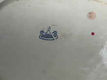 Load image into Gallery viewer, Staffordshire Blue Transfer Quadrupeds Platter with Rhino Ca. 1825