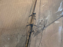Load image into Gallery viewer, Original Currier & Ives Large Folio Print The Yacht Mohawk Of New York