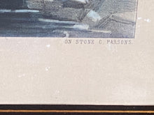 Load image into Gallery viewer, Original N. Currier & Ives Print Clipper Ship Red Jacket Large New/Old 50