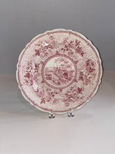 Load image into Gallery viewer, Historical Staffordshire Pink Transfer Plate Erie Canal of Buffalo Ca. 1835