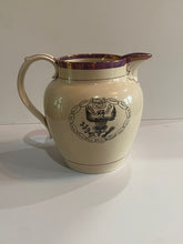 Load image into Gallery viewer, Staffordshire War of 1812 Navel Heros and Army Heros Pitcher